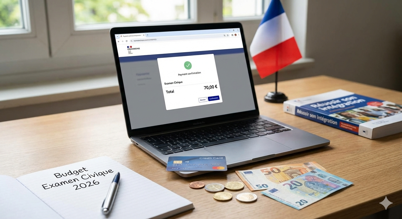 Prix de l'examen civique 2026 : tarifs et modalités de paiement