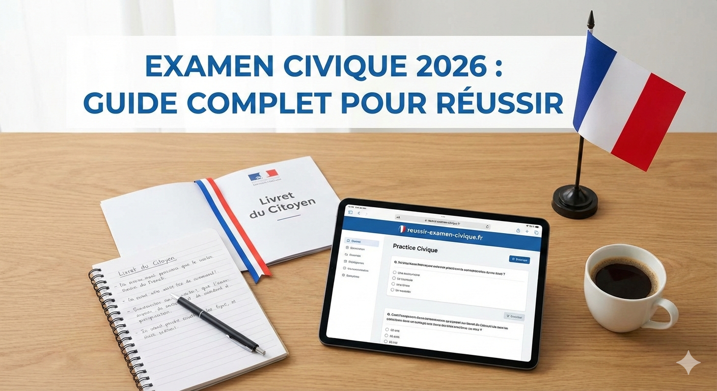 Préparer l'examen civique 2026 : guide complet pour réussir